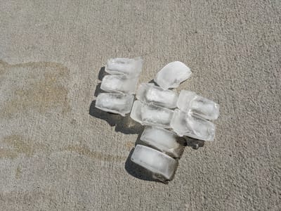 Fried Eggs and Melting Ice Cubes