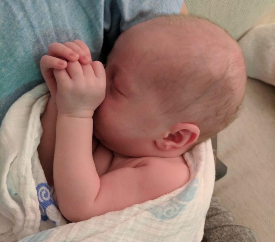 Yes, he smiled......