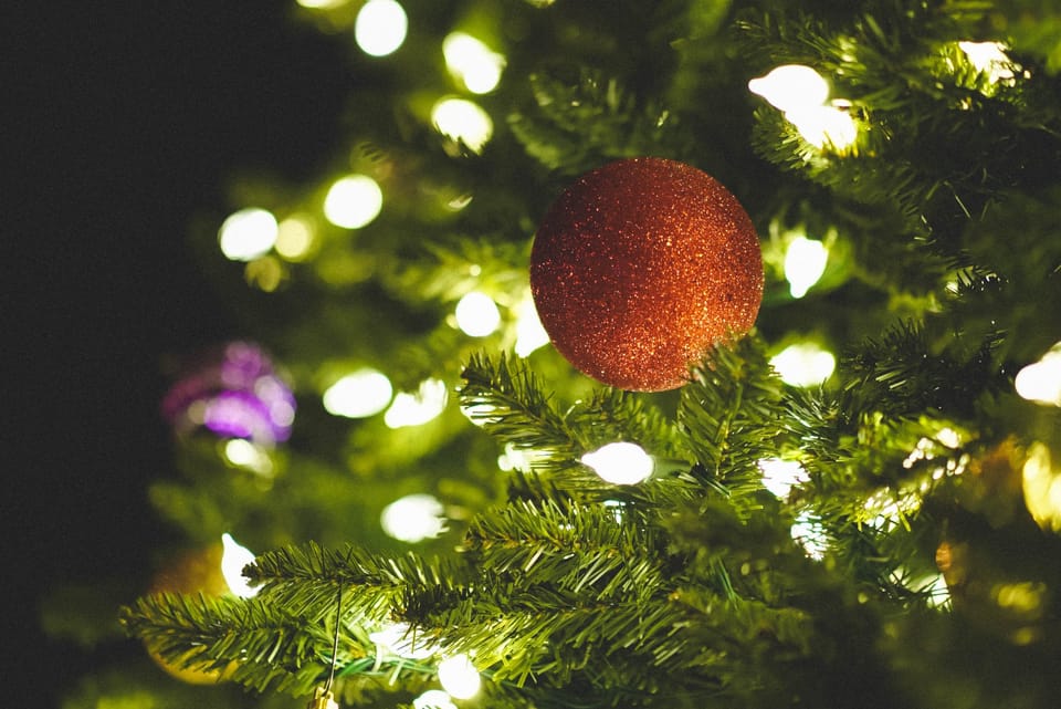 Christmas lights and pajamas....