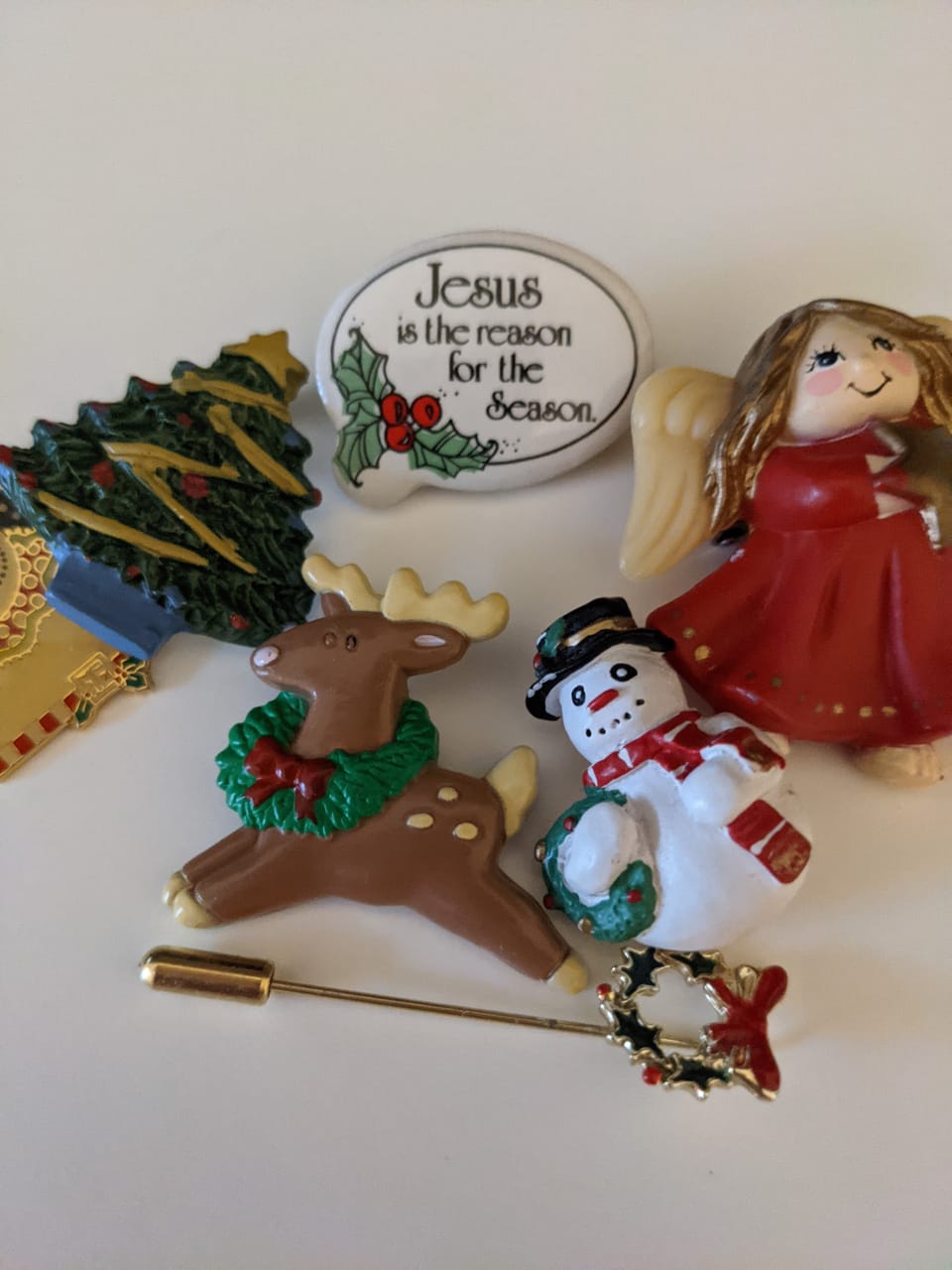 Mama's Christmas Pins